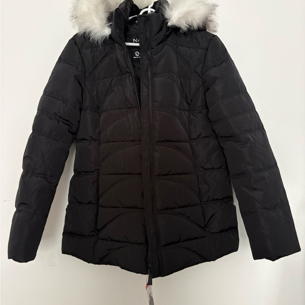 Nautica Black Puffer Jacket – Size M